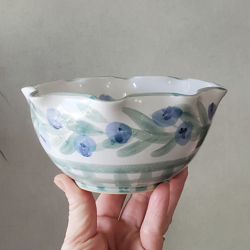 Signed Studio Pottery Bowl by Ponderosa Pottery Clinton BC